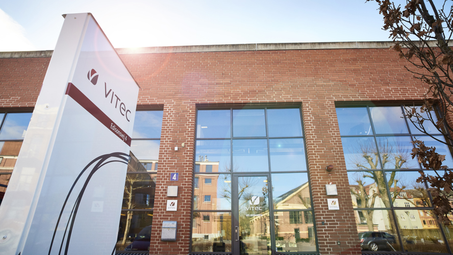 Vitec Aloc indgangsfacade