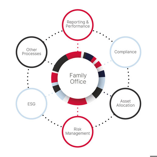 An overview of the areas that PORTMAN for Family Office can help you optimize your business