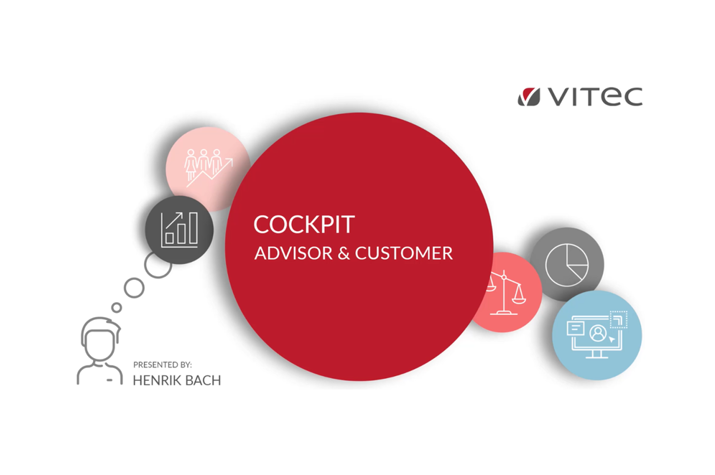 Online dashboardet COCKPIT Advisor fra Vitec Aloc
