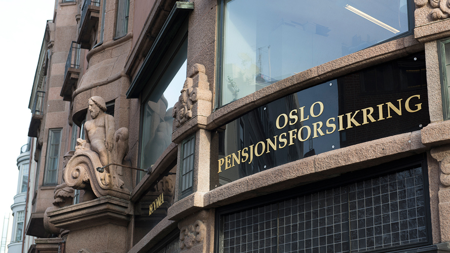 Oslo Pensjonsforsikring bygningsfacade