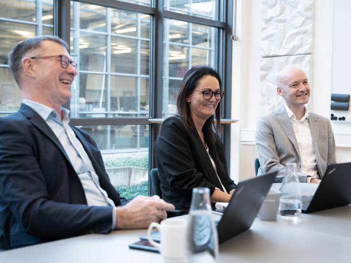 Leverandør af investment management løsninger, Vitec Aloc, til møde