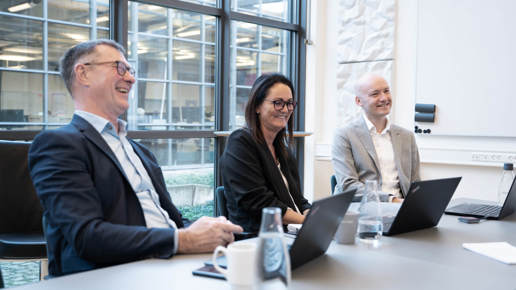 Leverandør af investment management løsninger, Vitec Aloc, til møde